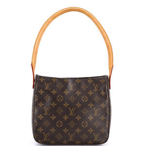 Louis Vuitton Looping Handbag Canvas Mm #258654L10B
